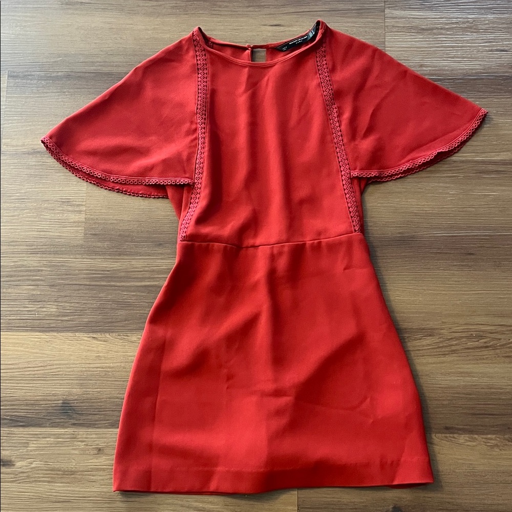 ZARA Elegant Red Dress